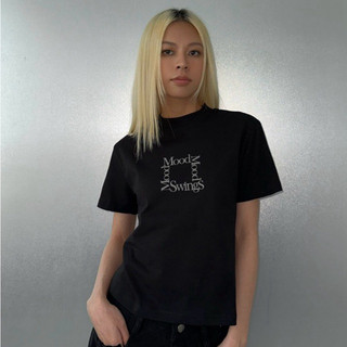 MOODSWINGS - Áo thun baby tee RECTANGLE MOOD BABY TEE-SHIRT