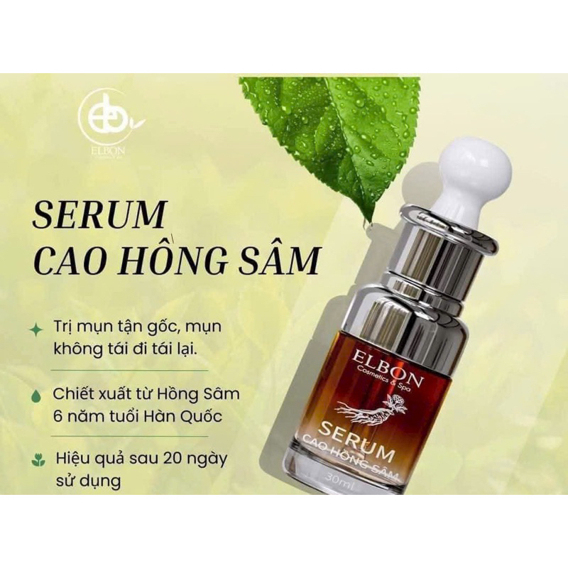 Serum Cao Hồng Sâm Elbon