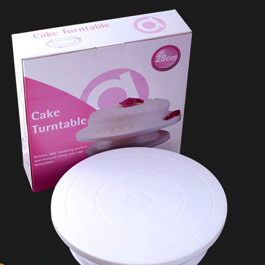 Bàn xoay làm bánh nhựa chống trượt size to 28cm