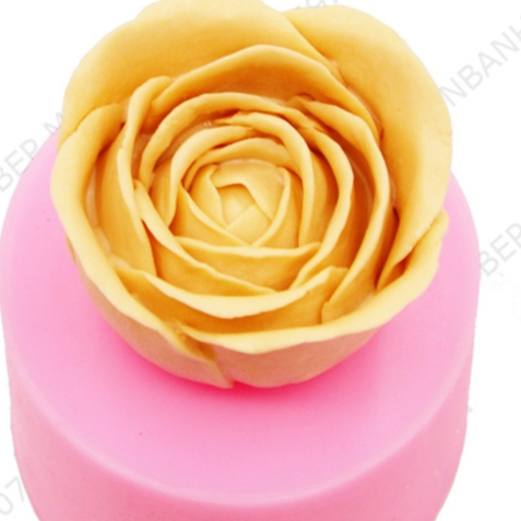 Khuôn silicon hoa hồng thái 6cm mã T6