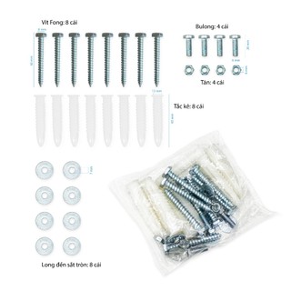 Bịch ốc nhỏ, bulong , ốc vít , tắc kê 10