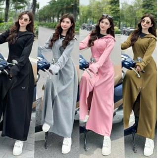 [ Chống Tia UV] Áo chống Nắng Toàn Thân Nữ AZILA Chất Liệu Cotton Cao Cấp, Váy Chống Nắng Dài Chống Tia UV >98%