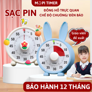 Đồng hồ Pomodoro bấm giờ học tập, mopi timer MP038 đếm ngược tập trung cho bé, đồng hồ hẹn giờ mini đa năng