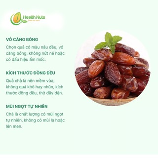 Chà Là Rời Health Nuts - Nhập Khẩu Tunisia | Tự Nhiên, Dẻo Ngọt, Giàu Dinh Dưỡng
