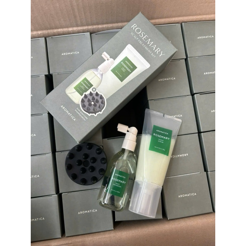 Tẩy da chết da đầu Aromatica - Tinh dầu dưỡng tóc Aromatica