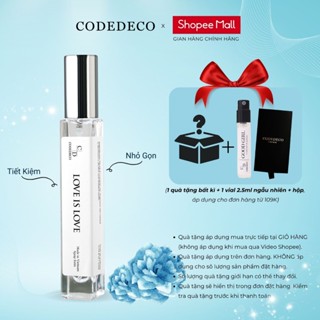 Tinh dầu thơm unisex CODE DECO Love Is Love Sang trọng, Thanh lịch, Quyến rũ - 10ml