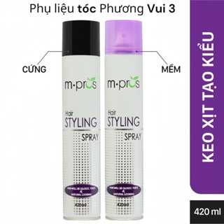 Keo Xịt Tạo Nếp Dưỡng Tóc M.Pros Giữ Nếp Lâu, Dưỡng Bóng, Tóc Dày Suôn Mượt