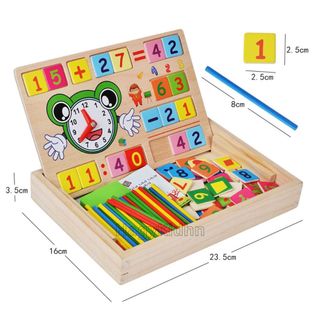 Đồ Chơi Gỗ Domino 100 Que Tính Cho Bé Học Toán Hagykidhn Đồ Chơi Montessori Giáo Dục An Toàn