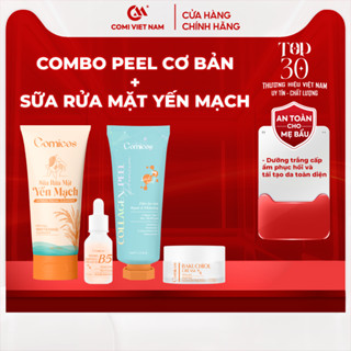 [COMBO FACE MUA 1 ĐƯỢC 4] Peel da Collagen 4K, Serum B5 HA(5ml), Kem Face Bakuchiol(5g), Sữa Rửa Mặt Yến Mạch