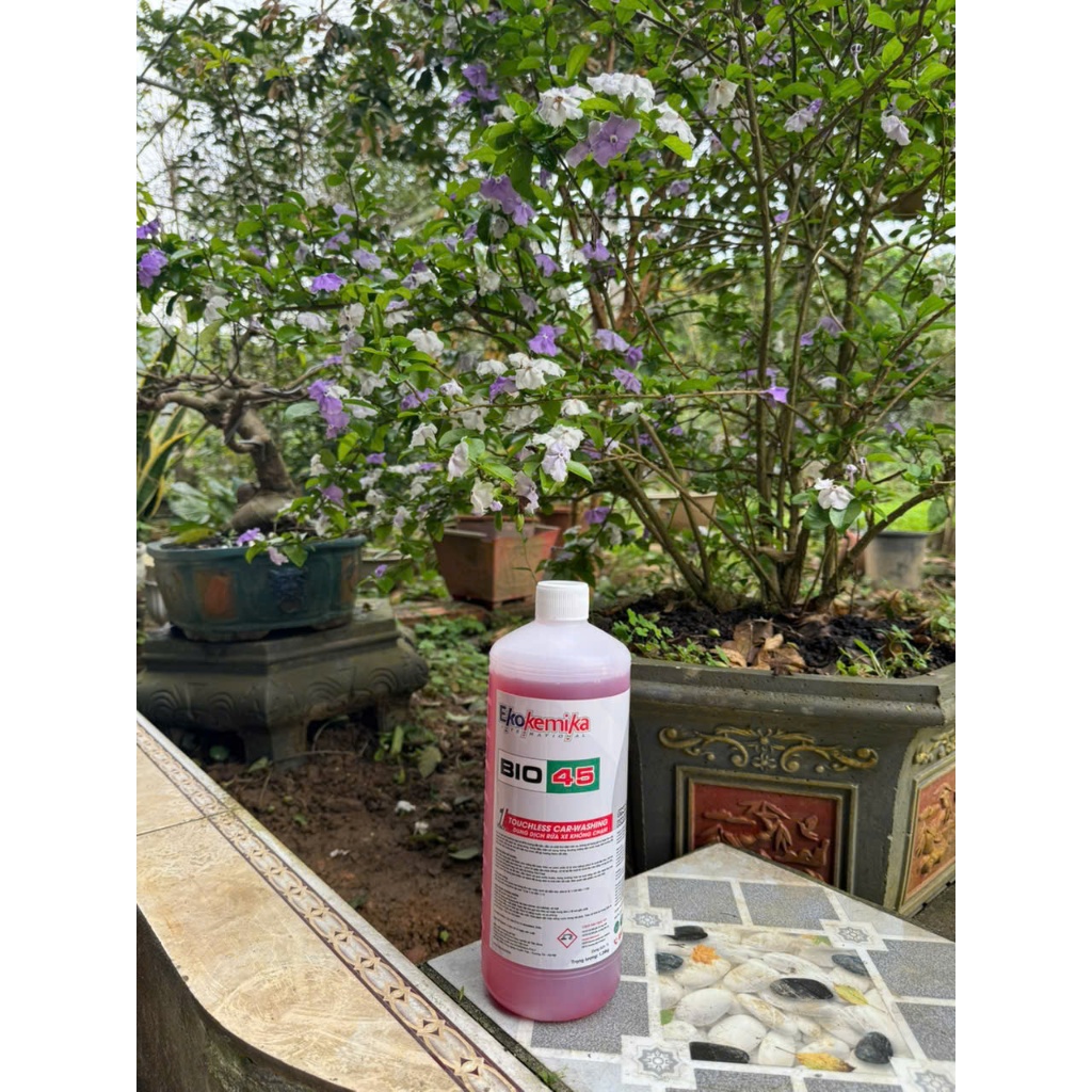 (HÀNG CHÍNH HÃNG) Dung Dịch Rửa Xe Không Chạm Siêu Sạch Siêu Bóng BIO 45 EKOKEMiKA, Nước Rửa Xe Khôn