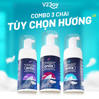 Combo Bọt vệ sinh nam giới Oniiz Dung dịch vệ sinh tạo bọt 100ml - V2Joy Vietnam
