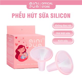 Phễu hút sữa silicon Mini Pum an toàn, không BPA, massage êm ái không đau rát thiết kế phù hợp mọi kích thước
