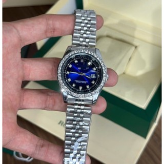 Đồng Hồ Pin Nam Niềng Đá R41 Size 41mm Dây Thép Đúc Nguyên Khối Không Bay Màu Chống Nước Tốt Bảo Hành 12 Tháng