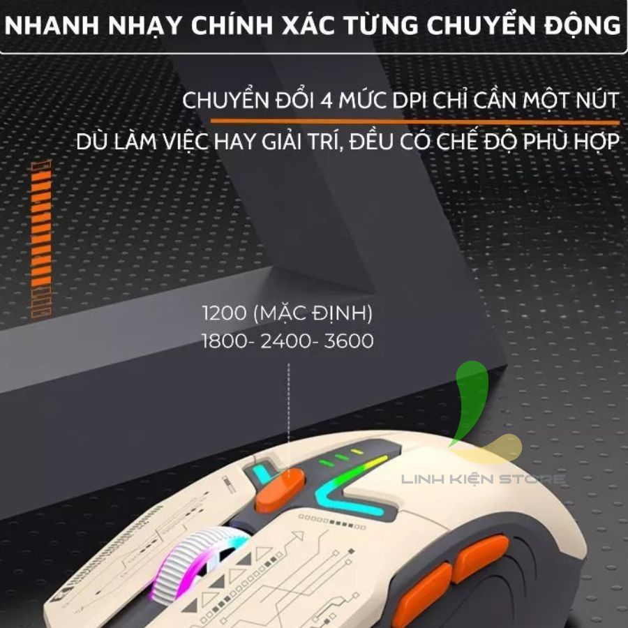 Chuột Gaming Có Dây XUNFOX H6 - Chuột Chơi Game Thiết Kế Công Thái Học, Led RGB Switch Phản Hồi Siêu Nhanh | BigBuy360 - bigbuy360.vn