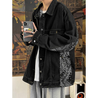 Áo khoác jean denim nam nữ unisex form rộng, áo khoát jacket nam nữ retro Hàn Quốc J3305
