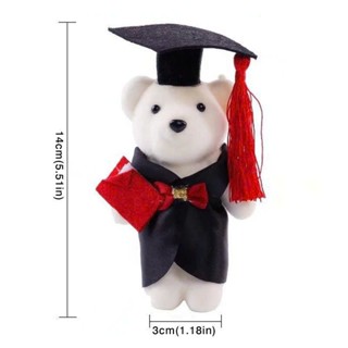 Gấu Xốp Tốt Nghiệp Có Mũ 14cm, Gấu Cử Nhân Siêu Rẻ Siêu Chât Lượng- Set 10 con