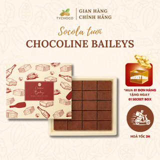 Socola Tươi Nama Nguyên Chất Chocolate Vị Bailey - Hộp 20 Viên - Chocoline (Giao Hỏa Tốc)