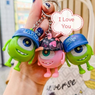 🎶 [I love you] Móc Khóa Cặp Đôi Mắt To Có Đèn LED Và Âm Thanh Làm Quà Tặng Cho Học Sinh