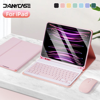 Ốp Lưng Bàn Phím cho iPad Gen 10 9 8 7 10.2 Gen 5 6 9.7 Air 11 2025 Gen 11 Bao Da Air 5 4 10.9 Air 3 2 1 Pro 11 12.9 13