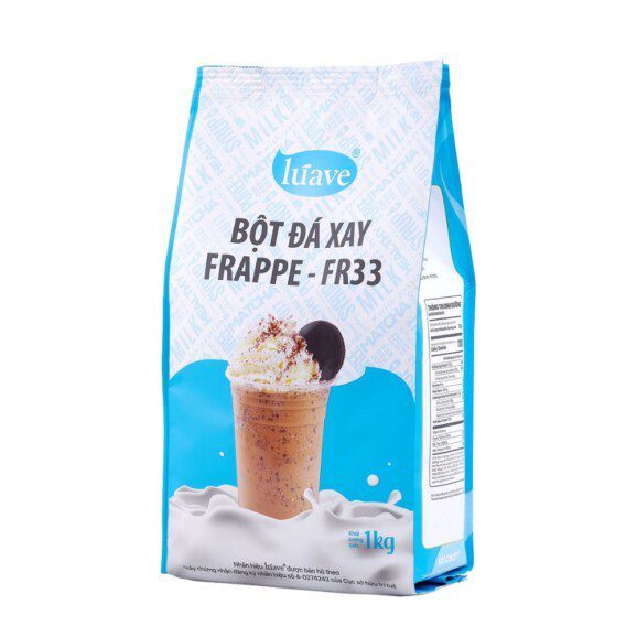 Bột kem béo thực vật Frappe FR33, Bột mix luave/ Bột chống phân tầng (1kg)