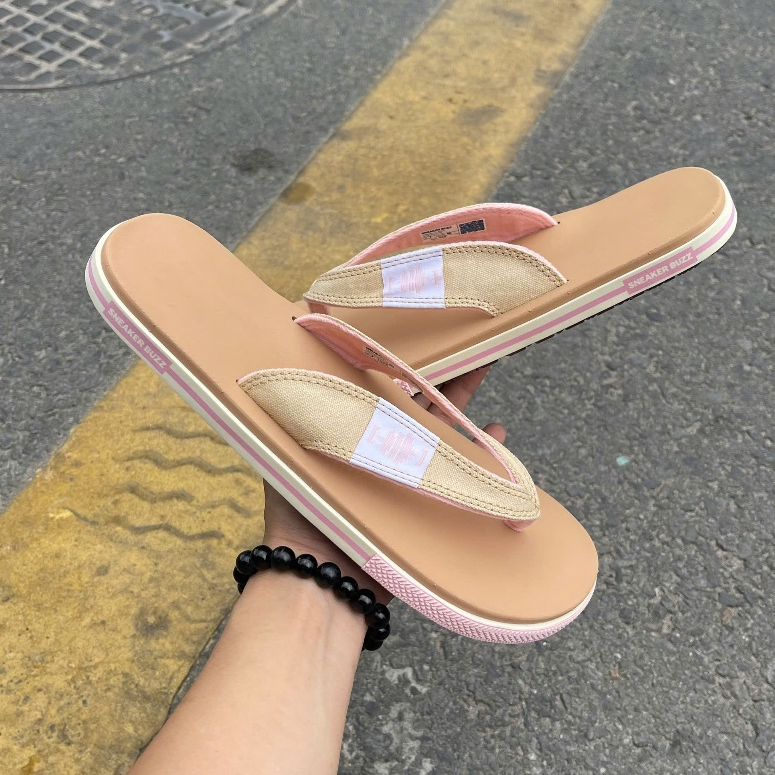 Chính Hãng - Dép Sneaker Buzz Nu Vải Logo SB