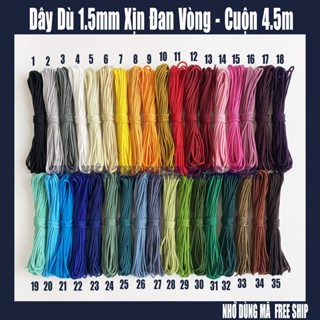 dây dù 1mm - 1,5mm đan vòng tay - cuộn 5 mét