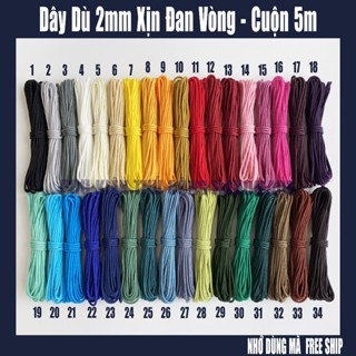 dây dù 2mm đan vòng tay - cuộn 5 mét