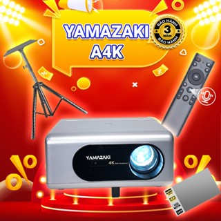 Máy Chiếu Mini YAMAZAKi A4K Cao Cấp Hỗ Trợ 4K Độ Sáng 1200 Ansi Kích Thước Tối Đa 300 Inch