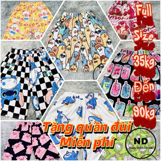 COMBO 5 QUẦN SHORT LỬNG CARTOON HOẠT HÌNH quần đùi thun cotton hoạt hình NHIỀU MẪU HOT NHẤT
