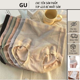 Set 5 Quần Lót Nữ Cạp Cao Hỗ Trợ Gen Bụng Thon Gọn Nâng Mông Chất Cotton Co Dãn CC1