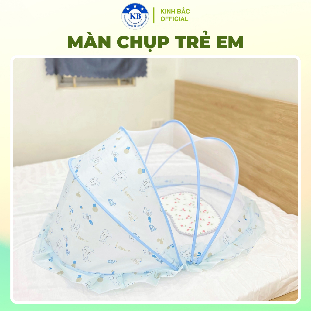 Màn Chụp Tự Bung Cho Bé Thông Minh Kinh Bắc , Gấp Gọn, Mùng Ngủ Chống Muỗi Cho Bé Xếp Gọn - mới 2025