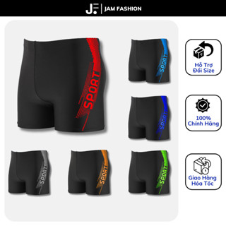 Quần bơi nam dáng đùi SPORT chất liệu cao cấp co giãn 4 chiều chống thấm tốt,thoải mái bơi lội