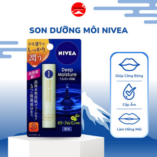 Son Dưỡng không màu  Deep  Moisture vị chanh,vani,mật ong. Chống Thâm Lão Hóa Môi Giúp Môi Căng Mọng 