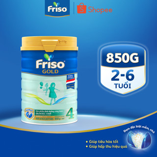 Sữa Bột Friso Gold 4 850g (Dành Cho Trẻ Từ 2 - 6 Tuổi)