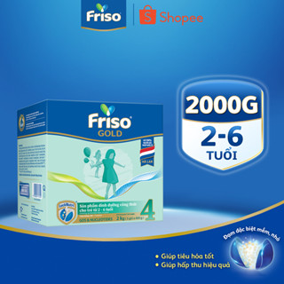 Sữa Bột Friso Gold 4 Hộp Giấy 2kg