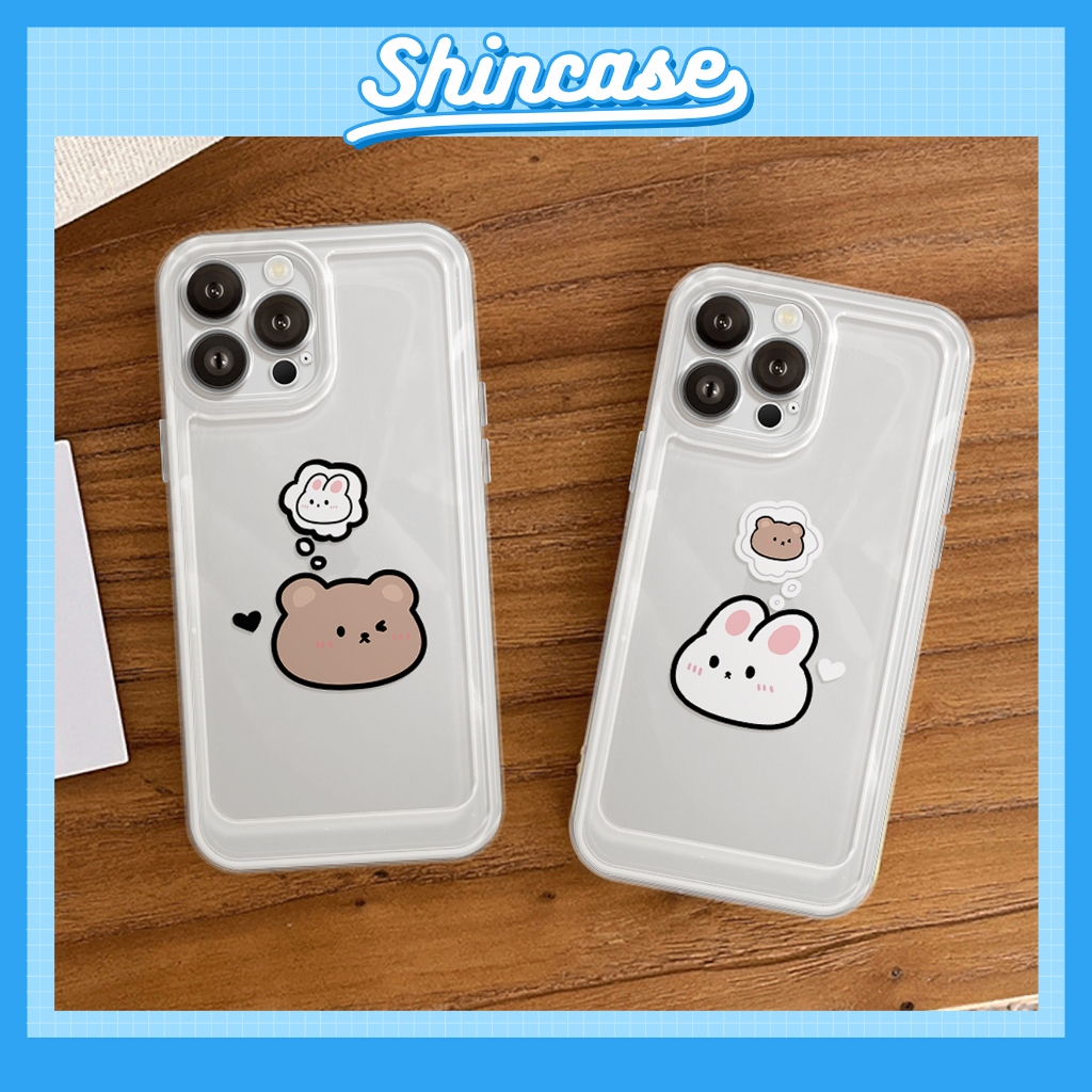 Ốp Lưng iPhone Miss You Viền Thẳng Chống Sốc, Trong Suốt Bảo Vệ Camera iP 7/8/X/XS/11/12/13/14/15/16/17/Plus/Pro/Max/Air