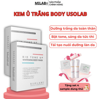 Kem ủ trắng body USOLAB chính hãng, làm trắng da toàn thân, chống nắng bật tone ngay lần đầu sử dụng 100g - MILAB