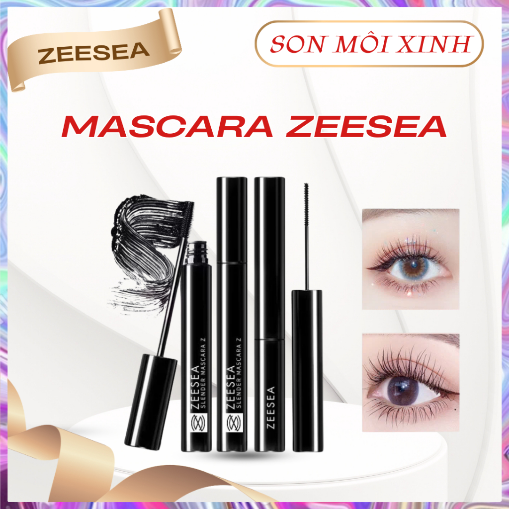 Chuốt Mascara ZEESEA 4D Kháng Nước Lâu Trôi Làm Cong Mi Slim Chính Hãng