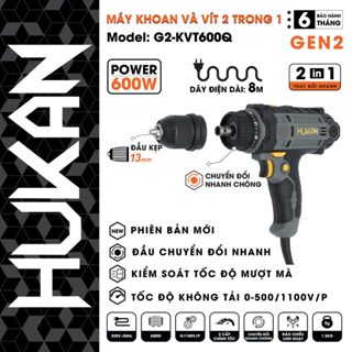 MÁY KHOAN ĐIỆN (GEN2) HUKAN G2-KVT600Q CHÍNH HÃNG TIỆN LỢI