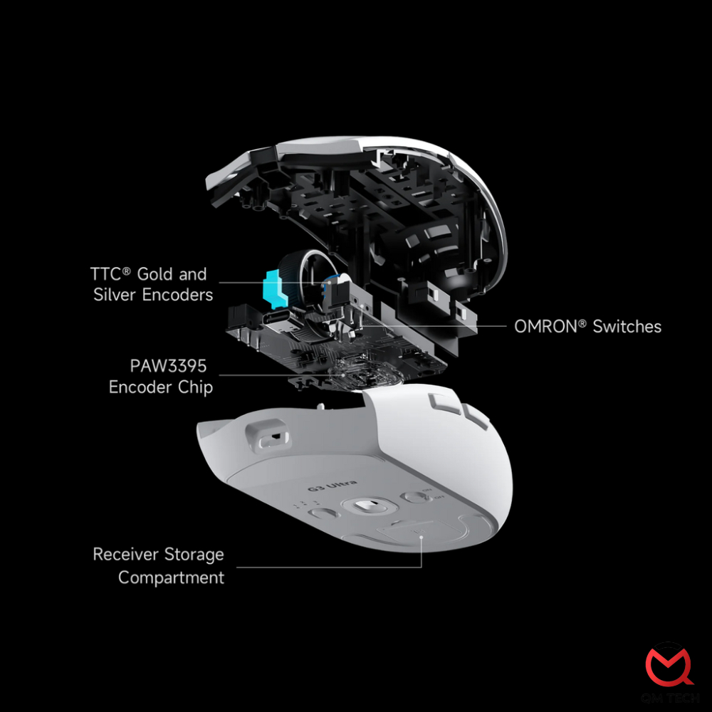 Chuột Gaming không dây Mchose G3 - QMTECH STORE | BigBuy360 - bigbuy360.vn