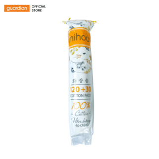 Bông Tẩy Trang Cao Cấp Mihoo 150 Miếng Tròn