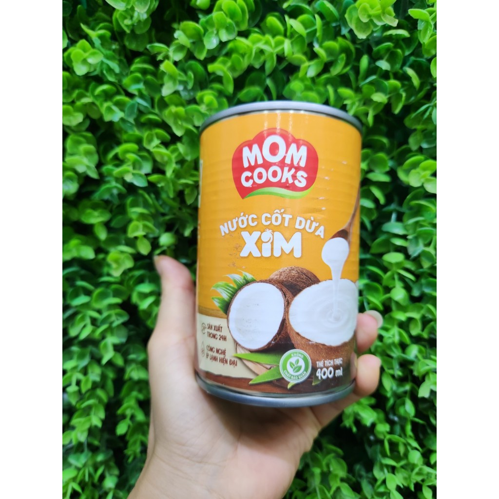 Nước Cốt Dừa Xim Mom Cooks 400ml - Nước Cốt Dừa Thơm Ngon Béo Ngậy Tự Nhiên