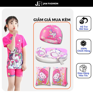 Đồ bơi bé gái liền thân, Váy bơi cho bé công chú ELSA, nàng tiên cá cho bé từ 1 đến 10 tuổi