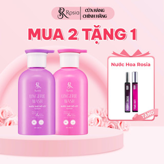 Nước giặt đồ lót, nước giặt nội y sinh học thuần chay chuyên dụng cho quần lót, quần chip Rosia 300ml