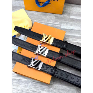  Thắt lưng nam LV hai màu vàng và bạc bản 3.6 hình thật tại shop 