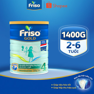 Sữa Bột Friso Gold 4 1400g (Dành Cho Trẻ Từ 2 - 6 Tuổi)
