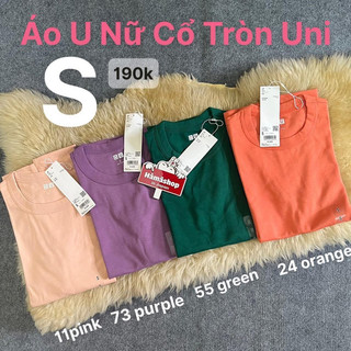 ÁO THUN CỔ TRÒN U NỮ TAG NHẬT
