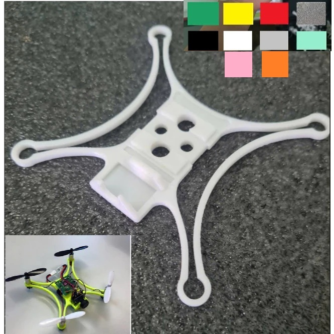 Khung kit chế Drone mini fpv FireFlo siêu bền , dẻo đàn hồi tốt , nhiều màu sắc