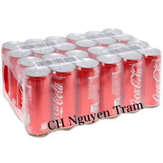 Thùng 24 lon nước ngọt Coca Cola 320m(gói kỹ, loại màng co )