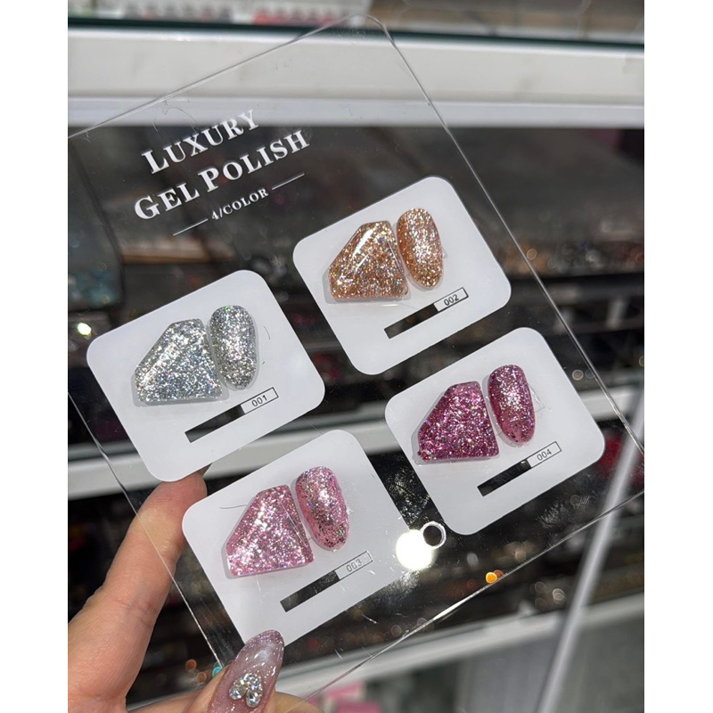 Set sơn nhũ Hanbi 4 màu siêu đặc - siêu sáng